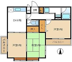 ウッドガーデン東戸塚Ｂ 202
