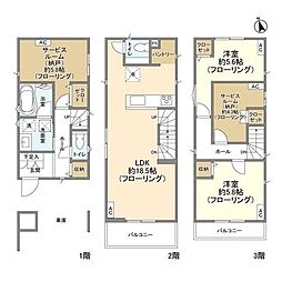 蕨市中央６丁目の一戸建て