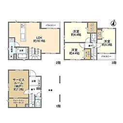 さいたま市南区松本３丁目の一戸建て