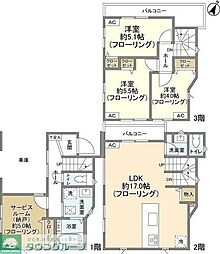 蕨市中央５丁目の一戸建て