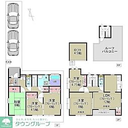 蕨市中央７丁目の一戸建て