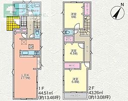 市川市高石神の一戸建て