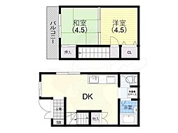 房王寺メゾネットハウス A