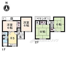 京都市北区鷹峯旧土居町の一戸建て