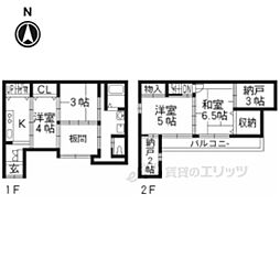 京都市北区紫竹高縄町の一戸建て