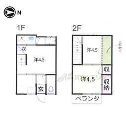 京都市北区紫竹上園生町の一戸建て