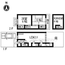京都市左京区北白川下池田町の一戸建て