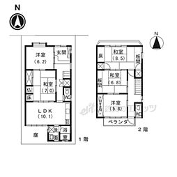 京都市北区小山花ノ木町の一戸建て
