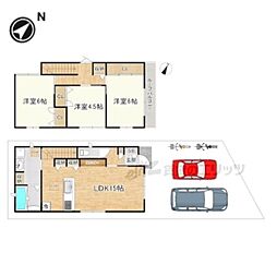 京都市北区西賀茂北山ノ森町の一戸建て