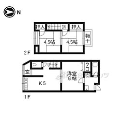 京都市北区上賀茂深泥池町の一戸建て