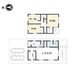 京都市北区小山西大野町の一戸建て