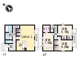 大津市大萱７丁目の一戸建て