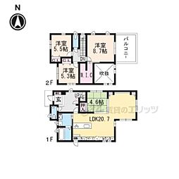 大津市青山５丁目の一戸建て