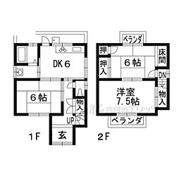 向日市寺戸町新田の一戸建て