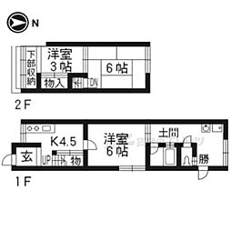 京都市右京区梅津罧原町の一戸建て