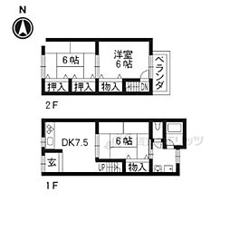 京都市西京区大枝西長町の一戸建て