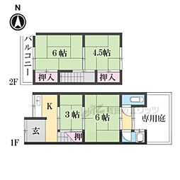 京都市右京区梅津罧原町の一戸建て