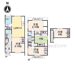 京都市右京区御室芝橋町の一戸建て
