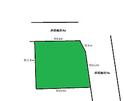 高槻市日吉台7番町／土地 角地