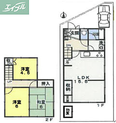 岡山市北区津倉町2丁目の一戸建て