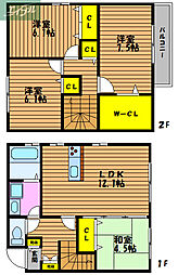 岡山市北区津島福居1丁目の一戸建て