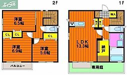 岡山市北区津島京町3丁目の一戸建て