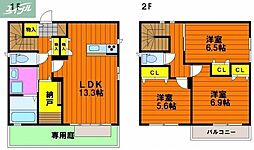 岡山市北区津島京町3丁目の一戸建て