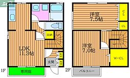 岡山市北区伊島町2丁目の一戸建て