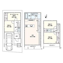 横浜市旭区鶴ヶ峰二丁目新築戸建（区画2）
