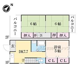 京都市右京区梅津罧原町の一戸建て