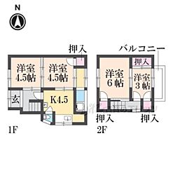 京都市西京区山田北山田町の一戸建て