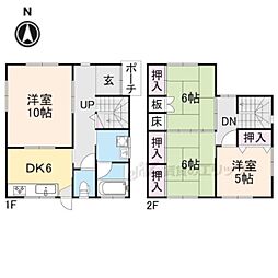 宇治市木幡陣ノ内の一戸建て