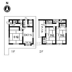 城陽市寺田今堀の一戸建て