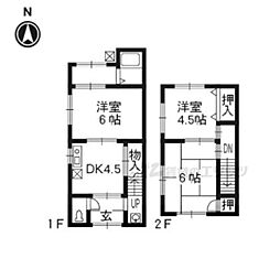 乙訓郡大山崎町字円明寺小字鳥居前の一戸建て