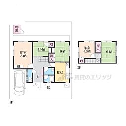 長岡京市柴の里の一戸建て