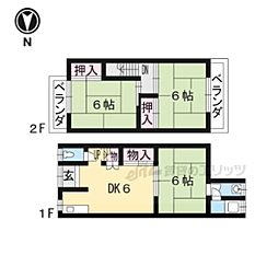 京都市山科区大宅古海道町の一戸建て