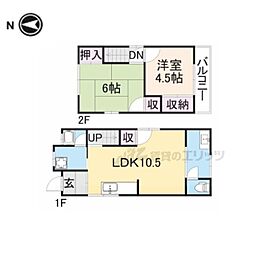 城陽市富野の一戸建て