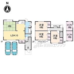 長岡京市滝ノ町2丁目の一戸建て