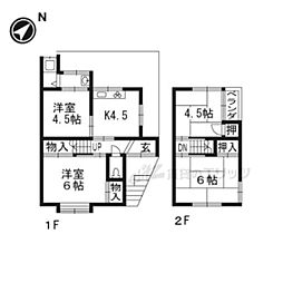 宇治市木幡平尾の一戸建て