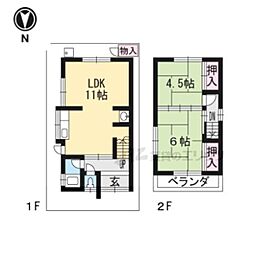 城陽市富野乾垣内の一戸建て