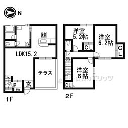 京田辺市興戸地蔵谷の一戸建て