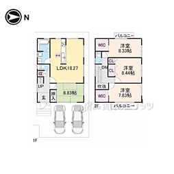 京田辺市薪堀切谷の一戸建て