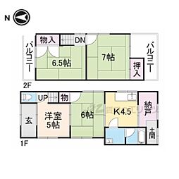 宇治市木幡平尾の一戸建て