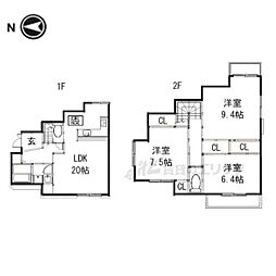 京田辺市薪里ノ内の一戸建て