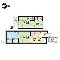 京都市山科区川田菱尾田の一戸建て
