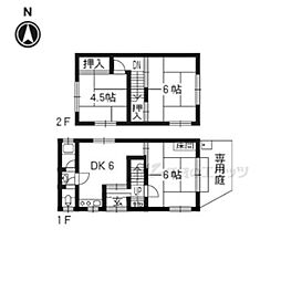 京都市伏見区横大路下三栖山殿の一戸建て