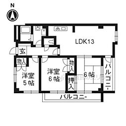 ラ・ペルル城陽 206