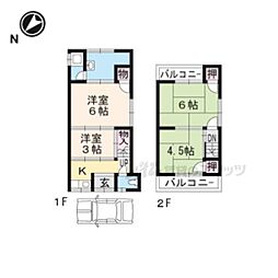宇治市小倉町新田島の一戸建て