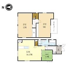 京田辺市草内南垣内の一戸建て