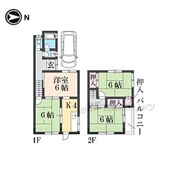 城陽市平川浜道裏の一戸建て